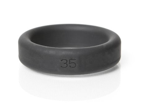 Boneyard Silicone Ring 35mm Black Adult Toy Cockrings