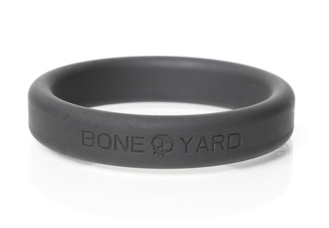 Boneyard Silicone Ring 50mm Black Adult Toy for Comfort and Durability Cockrings