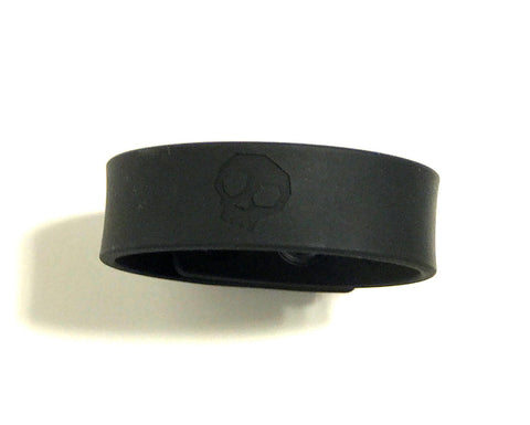 Boneyard Silicone Cock Strap - 3 Snap Ring - Black 8.25 Inch Black Cockrings