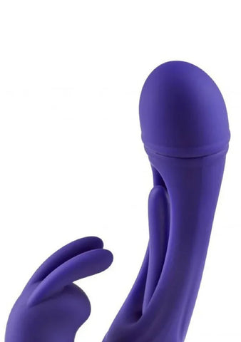 Flutter Touch Rabbit Vibrator Violet With G-Spot Fluttering Stimulator VIBRATORS-RABBIT