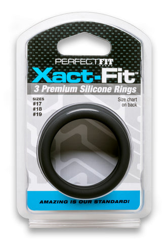 Perfect Fit XactFit Cock Ring Sizes 17 18 19 COCK RING Set