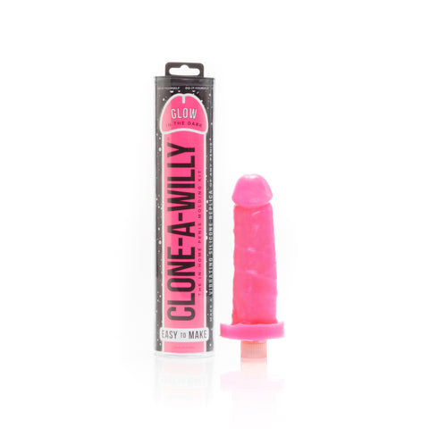 Clone A Willy Glow In The Dark Pink Kit > Dildos > Mould Your Own Kits