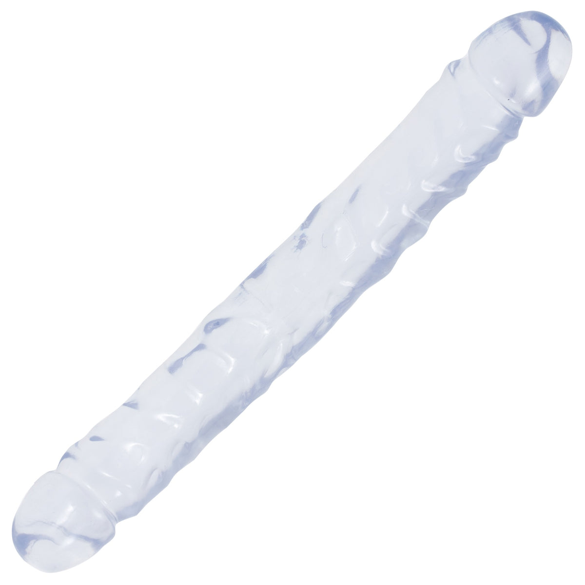 Doc Johnson Crystal Jellies Jr. Double Dong – Soft Flexible 12 Inch Double-Ended Dong > Dildos > Double Dildos