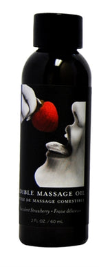 Edible Massage Oil Succulent Strawberry Flavored 59ml Bottle > Essentials > Massage Oil