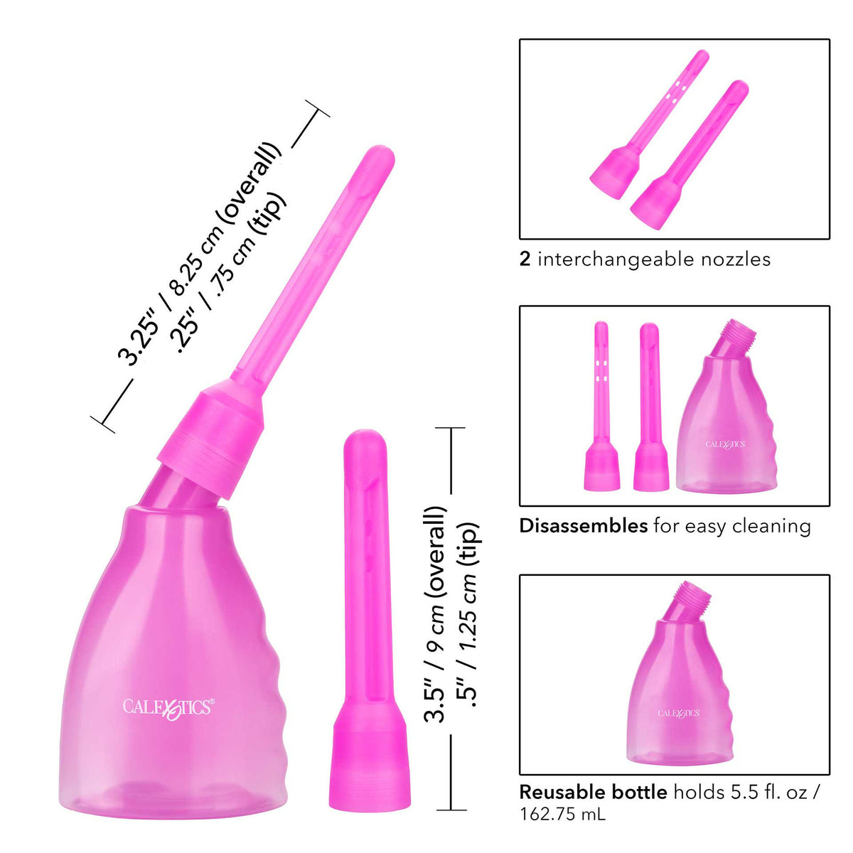 Reusable Vaginal Douche Kit – Slim Sleek Travel Design Douche Device > Essentials > Feminine Care