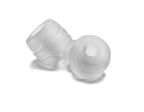 SilaSkin Clear Cock Ring and Ball Stretcher > Cock Ring > Single