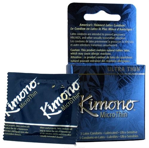 Kimono Microthin Ultra Thin - 3 Pack > Essentials > Condoms