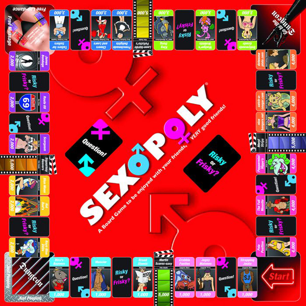 Sexopoly Adult Board Game – Party Edition Adult Board Game > Novelties > Board Games