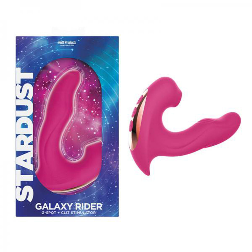 Stardust Galaxy Rider Pink G-Spot and Clitoral Vibrator Vibrators