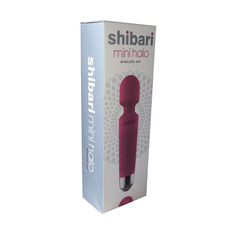 Shibari Mini Wand Halo (Pink) – Rechargeable Powerful Wand Electric Massager
