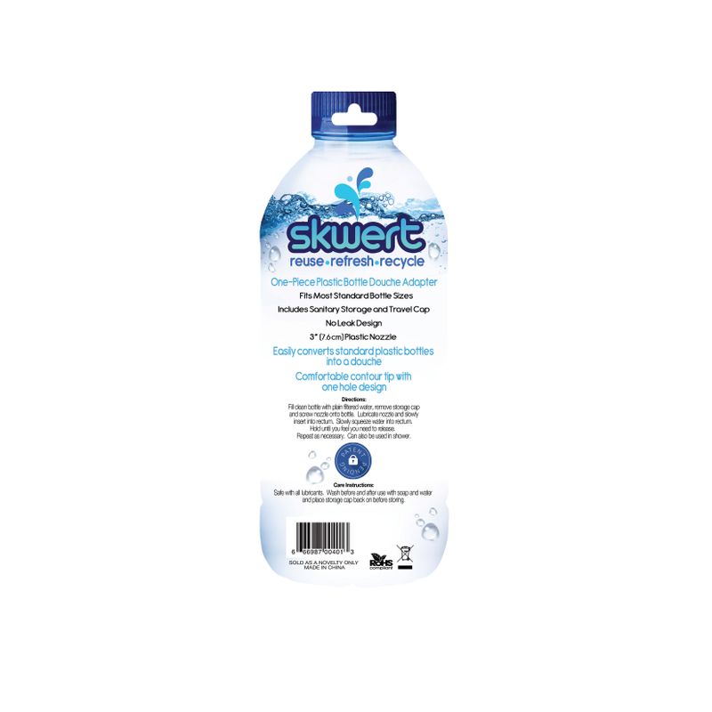 Skwert Water Bottle Douche – Converts Standard Bottles for Effective Cleansing Device > Essentials > Douches