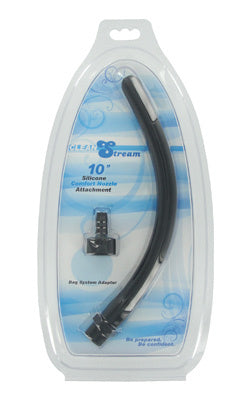 CleanStream Silicone Comfort Nozzle Attachment – Flexible Silicone Douche Nozzle Black > Essentials > Douches