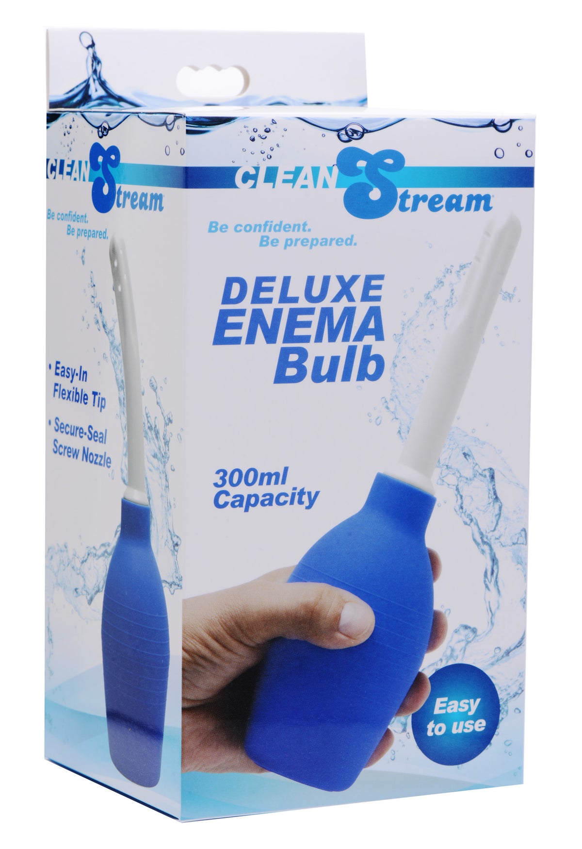 Deluxe Enema Bulb Blue - 10 Oz Cleansing Bottle 5.25 In > Essentials > Douches