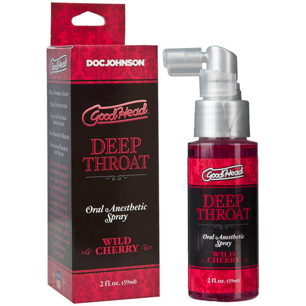 GoodHead Deep Throat Spray 59 ml - Wild Cherry Flavor Default Title Oral Gels & Sprays