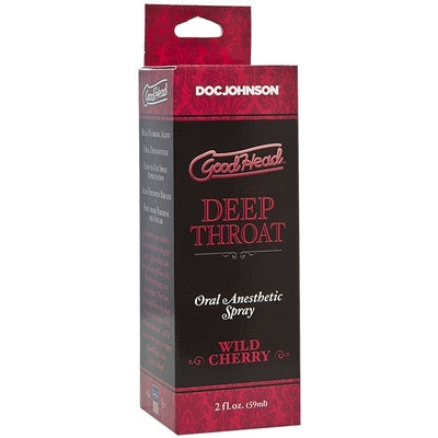 GoodHead Deep Throat Spray 59 ml - Wild Cherry Flavor Default Title Oral Gels & Sprays