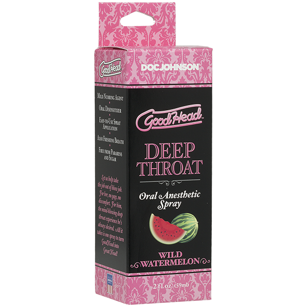 GoodHead Deep Throat Spray Wild Watermelon Adult Intimacy Aid Default Title Oral Gels & Sprays