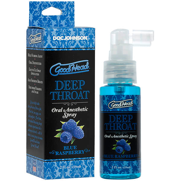 GoodHead Deep Throat Spray Raspberry – Desensitizing Spray > Lube > Oral Gels & Sprays