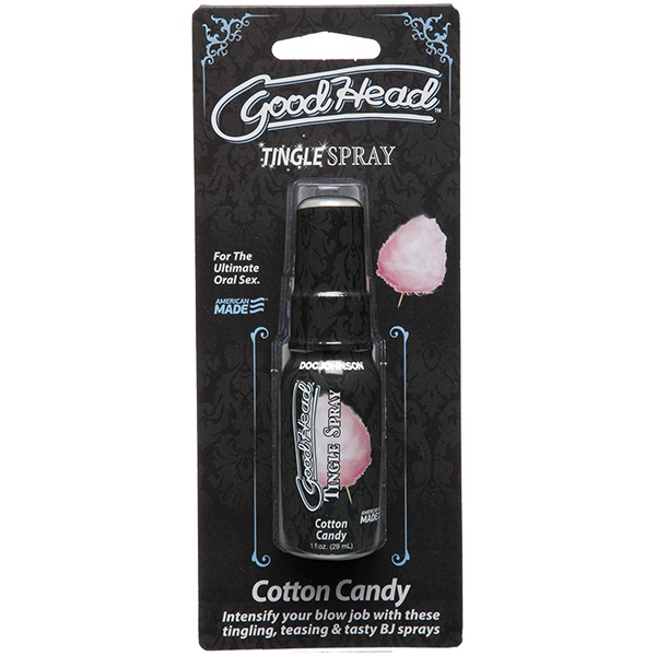 GoodHead Tingle Spray (Cotton Candy) – Flavored Sensation Spray Oral Gels & Sprays