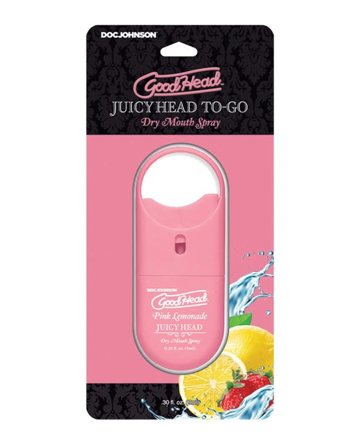 Goodhead Juicy Head Dry Mouth Spray Pink Lemonade Travel Size > Lube > Oral Gels & Sprays