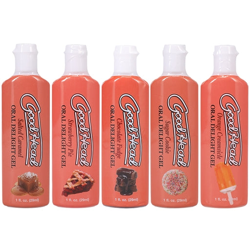 GoodHead Oral Delight Gel Desserts 5 Pack – Edible Foreplay Gel Enhancer > Lube > Oral Gels & Sprays