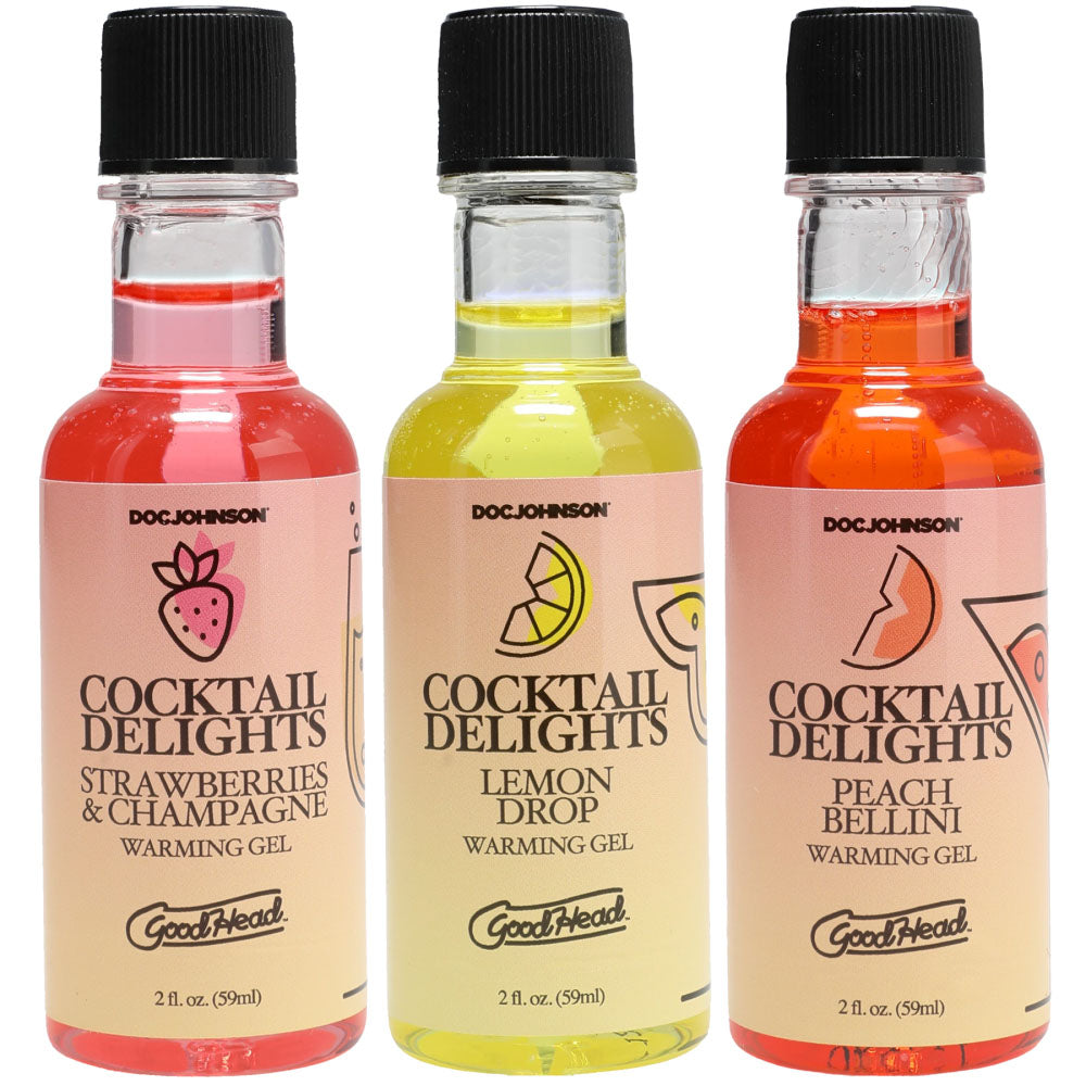 GoodHead Cocktail Delights Edible Oral Gel 3 Pack Flavors Edible