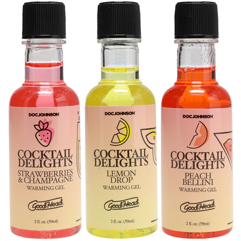 GoodHead Cocktail Delights Edible Oral Gel 3 Pack Flavors Edible