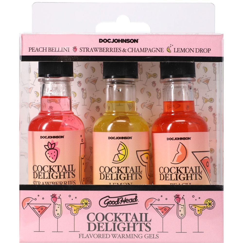 GoodHead Cocktail Delights Edible Oral Gel 3 Pack Flavors Edible