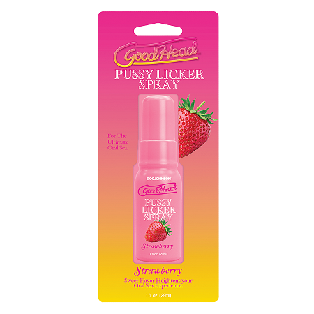 GoodHead Strawberry Licker Spray 29 ml - Delicious Flavored Fun Oral Gels & Sprays