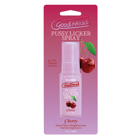 GoodHead Pussy Licker Spray Cherry 29ml - Lickable Flavor > Lube > Oral Gels & Sprays