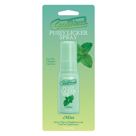GoodHead Pussy Licker Spray Mint 29 ml Bottle for Intimate Pleasure Oral Gels & Sprays