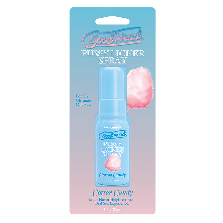 GoodHead Pussy Licker Spray Cotton Candy 29ml Sweet Flavored Oral Gel Spray > Lube > Oral Gels & Sprays