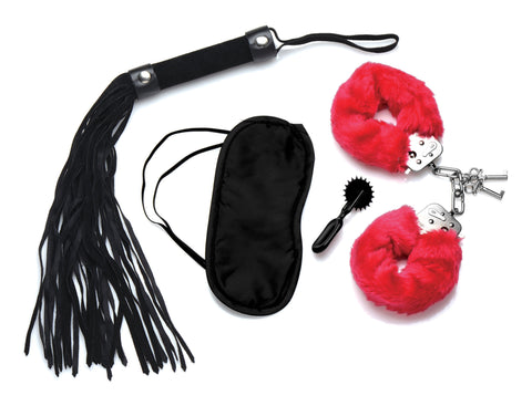 Passion Fetish Kit Adult Bondage Set With Handcuffs Blindfold > Bondage Gear > Bondage Kits
