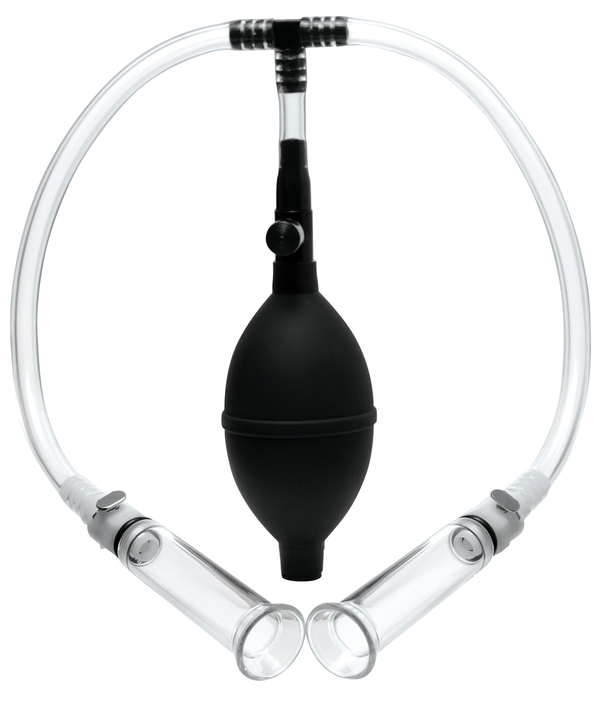 Nipple Pumping System with Dual Cylinders 2.75 Inches Nipple Suckers