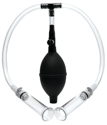 Nipple Pumping System with Dual Cylinders 2.75 Inches Nipple Suckers