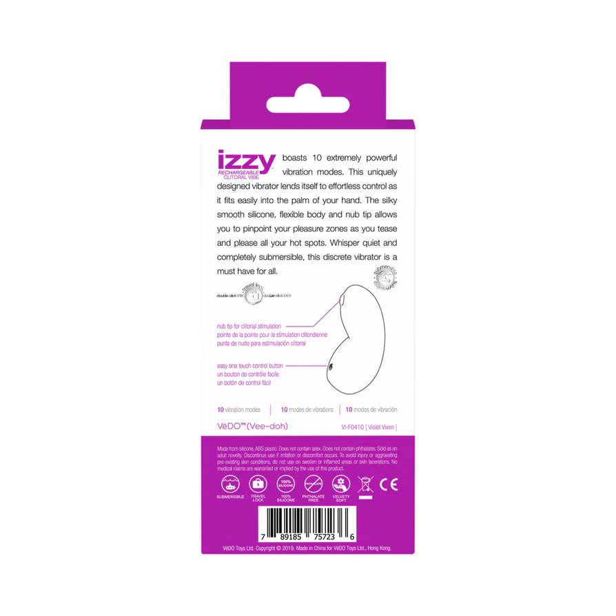 Izzy Clitoral Vibrator with 10 Powerful Modes STIMULATORS