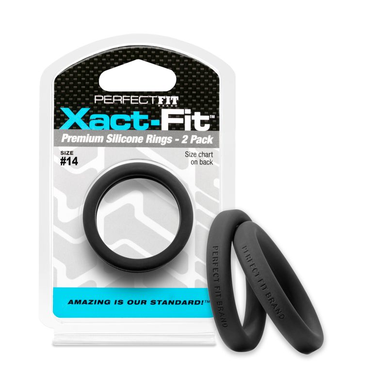 PlayZone Xact-Fit Ring 2-Pack – Precision Fit Cock Rings COCK RING Set