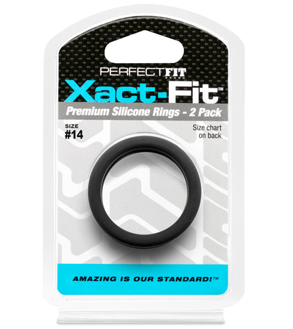 PlayZone Xact-Fit Ring 2-Pack – Precision Fit Cock Rings COCK RING Set