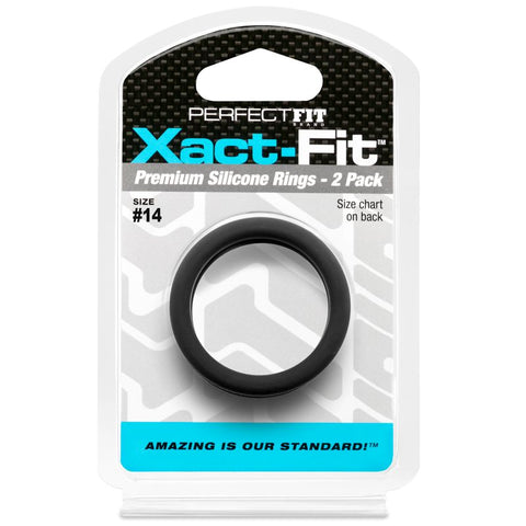 PlayZone Xact-Fit Ring 2-Pack – Precision Fit Cock Rings COCK RING Set