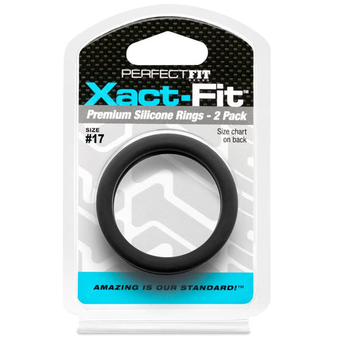 Xact Fit Number 17 1.7 Inch Performance Rings 2 Pack COCK RING Set