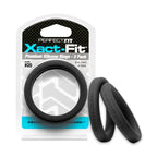 Xact Fit Cock Rings 2 Inch 2 Pack with Incremental Sizing System Cock Rings > Cock Ring > Sets