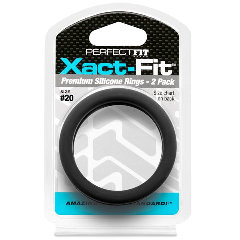 Xact Fit Cock Rings 2 Inch 2 Pack for Enhanced Comfort and Precision COCK RING Set