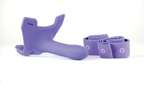 Zoro Hands Free Strap-On Dildo with S/M and XL Waistbands Purple Purple STRAP-ONS