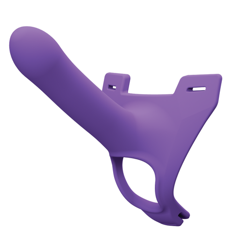 Zoro Hands Free Strap-On Dildo with S/M and XL Waistbands Purple STRAP-ONS