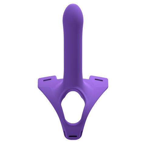 Zoro Hands Free Strap-On Dildo with S/M and XL Waistbands Purple STRAP-ONS