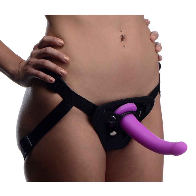 XR Navigator Strap On Adjustable Harness With G Spot Dildo STRAP-ONS