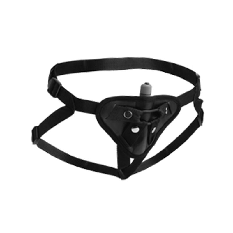 Sutra Fleece Lined Strap On With Vibrator Pouch > Dildos > Strap On Harnesses