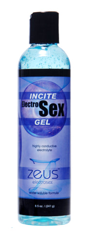 Zeus Incite Electrosex Gel 8.5 Ounce 251 ml Default Title E-STIM TOYS