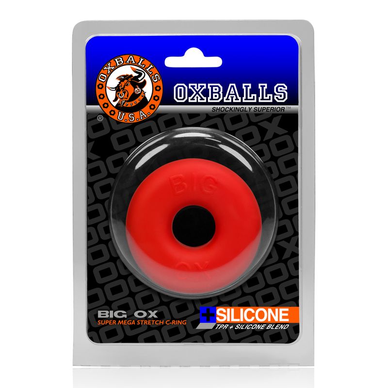 Big Ox Cockring (Red Ice) – Large Durable Cockring > Cock Ring > Single