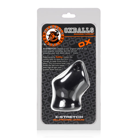 Unit X Stretch Cocksling in Black for Enhanced Comfort and Support Cockrings