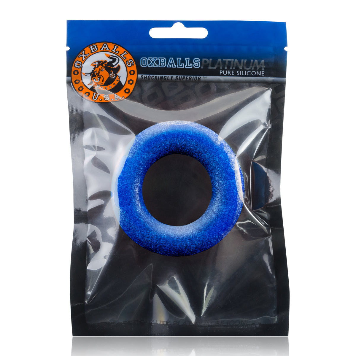 Cock T Cockring Blueballs 4.5 Inch Inner Circumference Stretch Fit > Cock Ring > Single